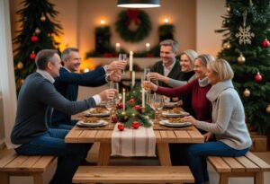 Read more about the article Sådan skaber du et unikt julebord med sengebænke til julebordet
